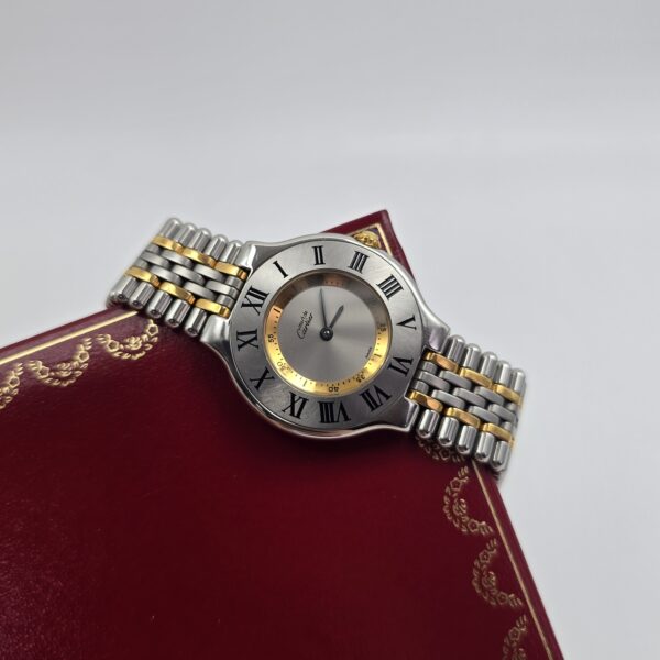 CARTIER - zegarek vintage Must 21 na certyfikacie