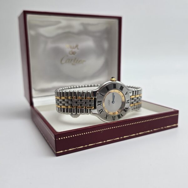 CARTIER - zegarek vintage Must 21 w pudełku
