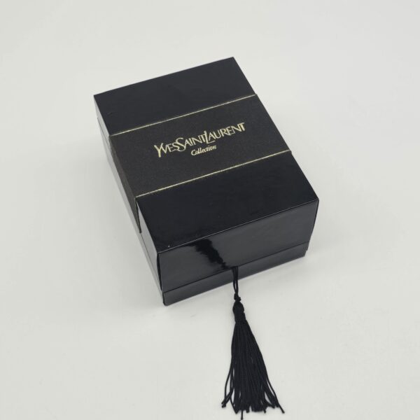 YVES SAINT LAURENT - bransoletka z kryształami vintage pudełko