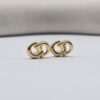 DIOR - malutkie i minimalistyczne klipsy vintage
