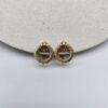 DIOR - małe i minimalistyczne klipsy vintage