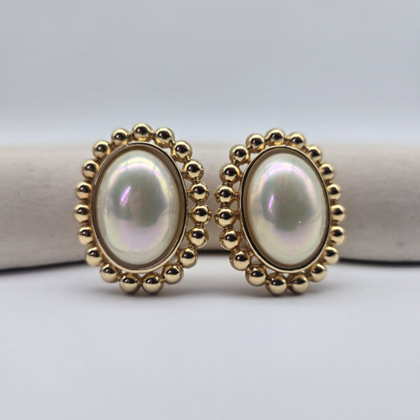 DIOR - efektowne klipsy vintage