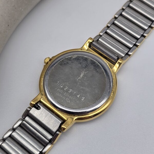 YVES SAINT LAURENT - klasyczny zegarek vintage dekiel