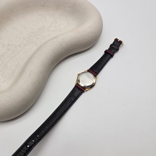 DIOR - minimalistyczny zegarek vintage z monogramem tył