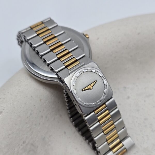 LONGINES - elegancki zegarek vintage, bikolor zapięcie
