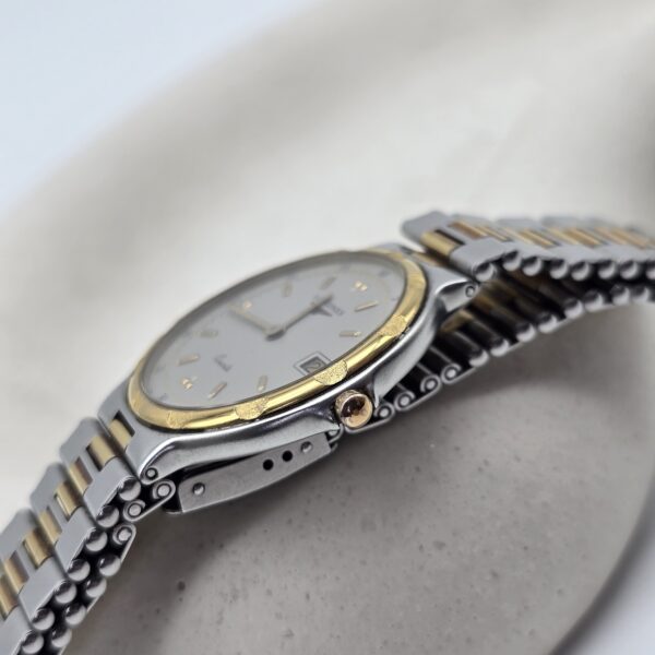 LONGINES - elegancki zegarek vintage, bikolor koronka