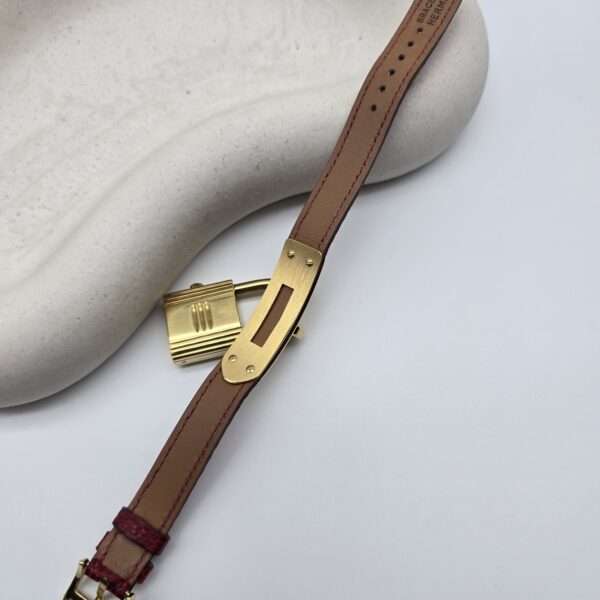 HERMES - zegarek vintage Hermes Kelly Watch tył