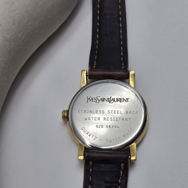 YSL - zegarek vintage na pasku, lata 90. dekiel