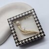 DIOR – Pleciona broszka vintage z perłami