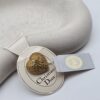 "CHRISTIAN DIOR – broszka vintage w kształcie serca, monogram CD