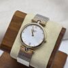 CHRISTIAN DIOR - minimalistyczny zegarek vintage z jasną tarczą
