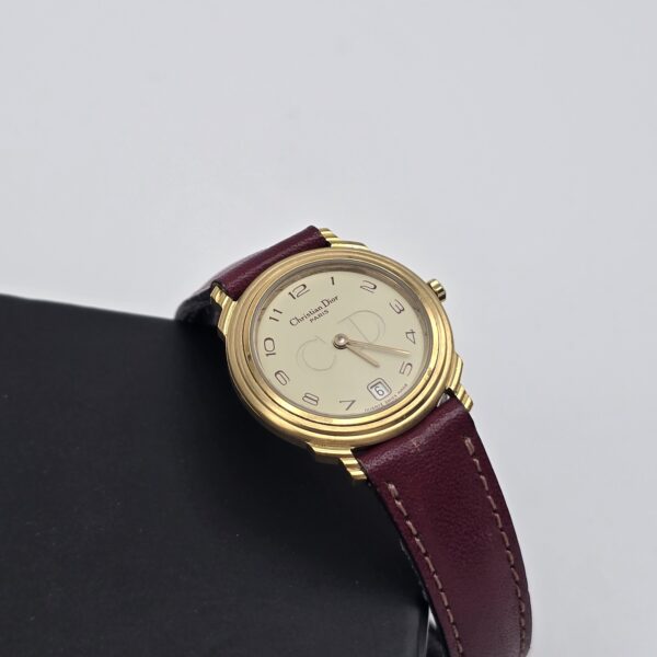 DIOR - minimalistyczny zegarek vintage z monogramem