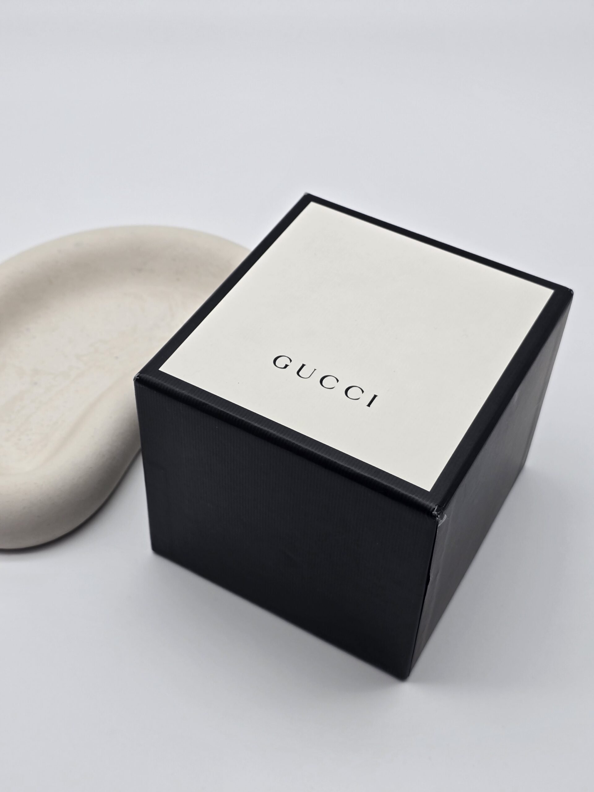 GUCCI - zegarek vintage z podwójnym paskiem, G-Frame, lata 90. pudełko
