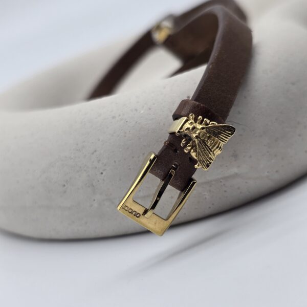 GUCCI - zegarek vintage z podwójnym paskiem, G-Frame, lata 90. zapięcie