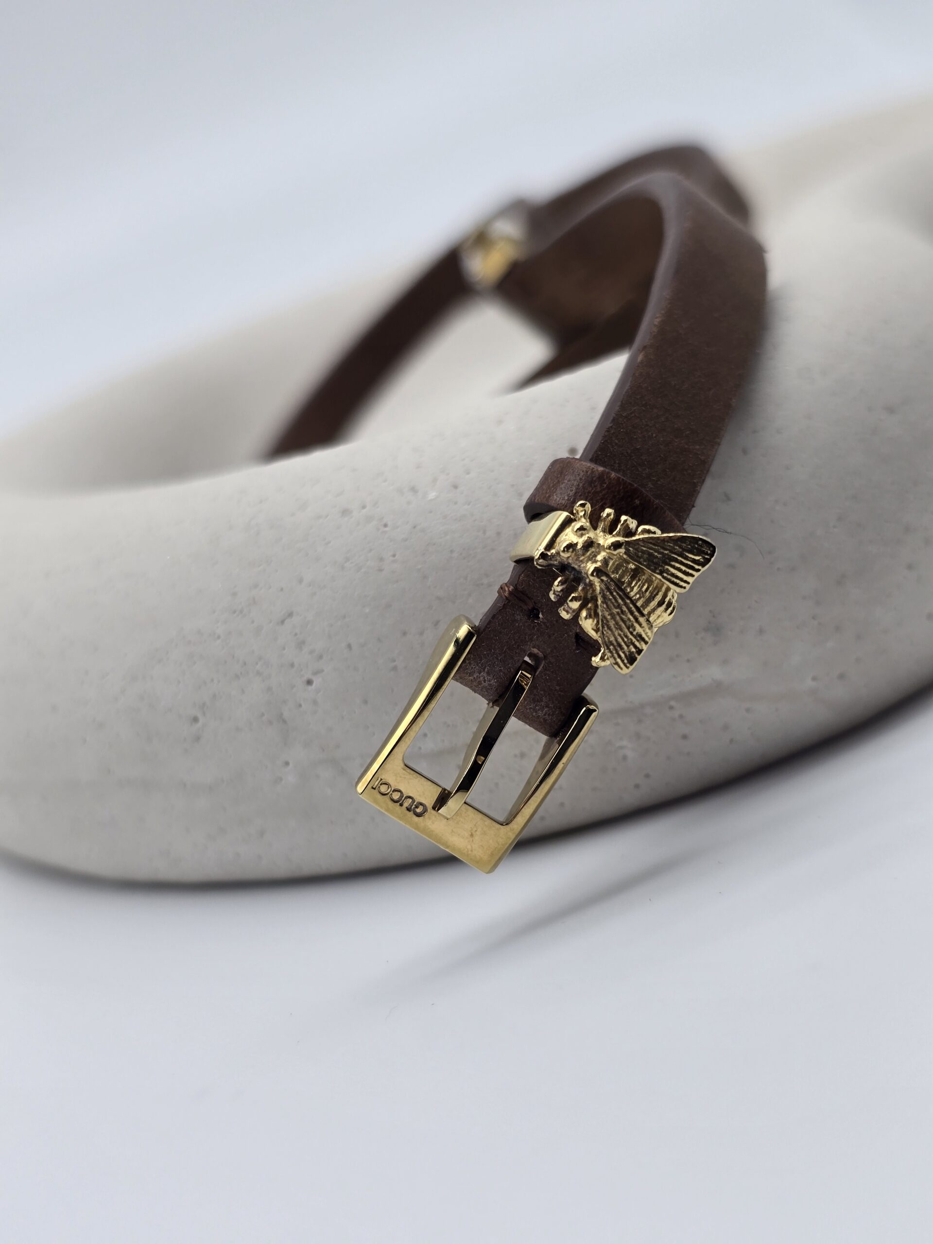 GUCCI - zegarek vintage z podwójnym paskiem, G-Frame, lata 90. zapięcie