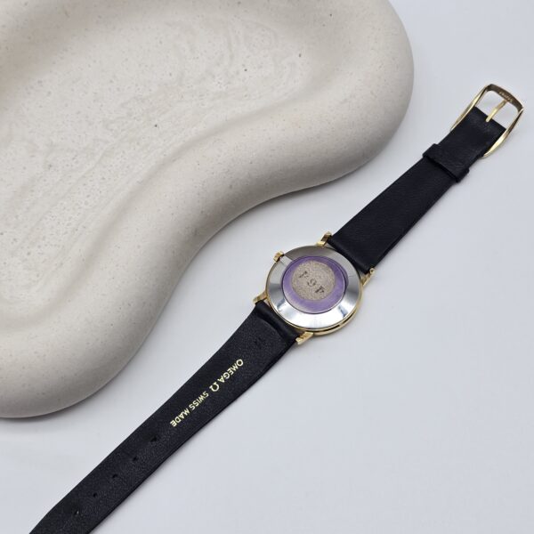 OMEGA - zegarek vintage z szampańską tarczą, De Ville, lata 70. tył