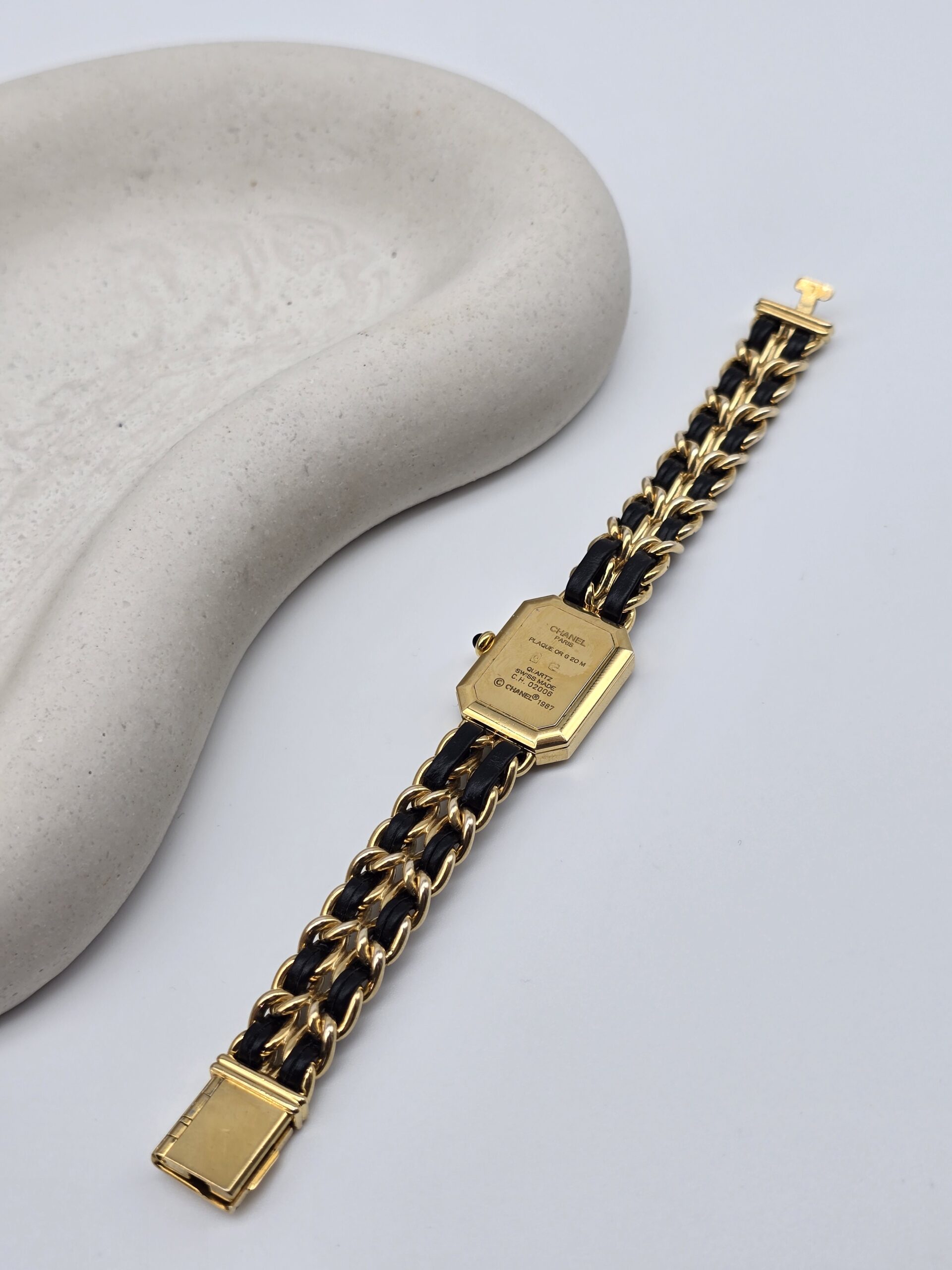 "CHANEL- model Chanel Première, lata 80." tył