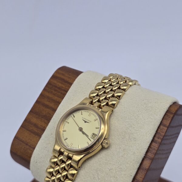 Longines Grande Classique - elegancki zegarek vintage, lata 90. stojak