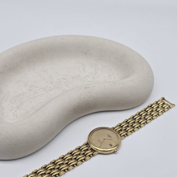 LONGINES - elegancki zegarek vintage z ozdobną bransoletą front