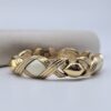 DIOR - bransoletka vintage z przeplatanym splotem