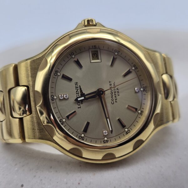 LONGINES Conquest - elegancki zegarek vintage na bransolecie