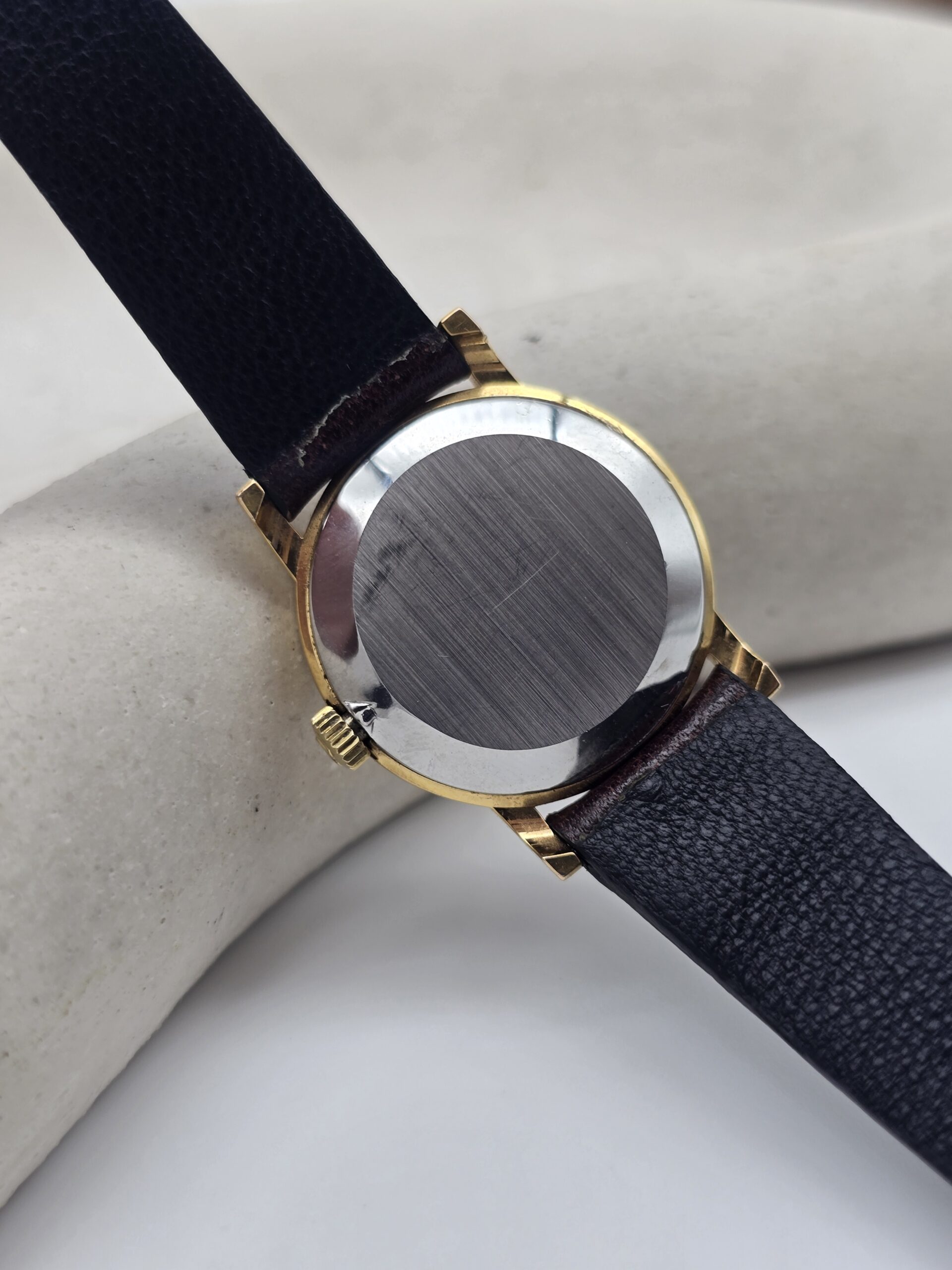OMEGA De Ville - subtelny zegarek vintage na pasku, lata 70. tyl