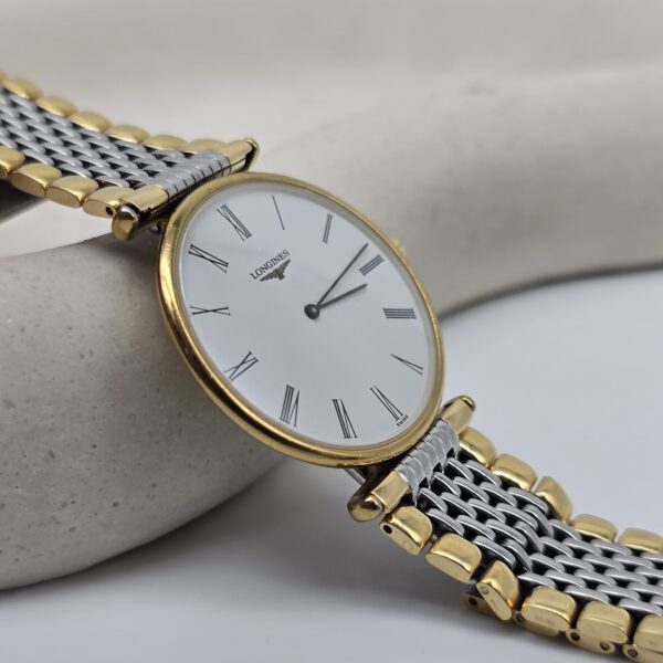 LONGINES - elegancki zegarek vintage z rzymskimi indeksami
