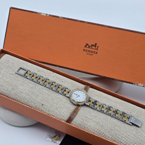 HERMES Clipper - elegancki zegarek vintage na bransolecie