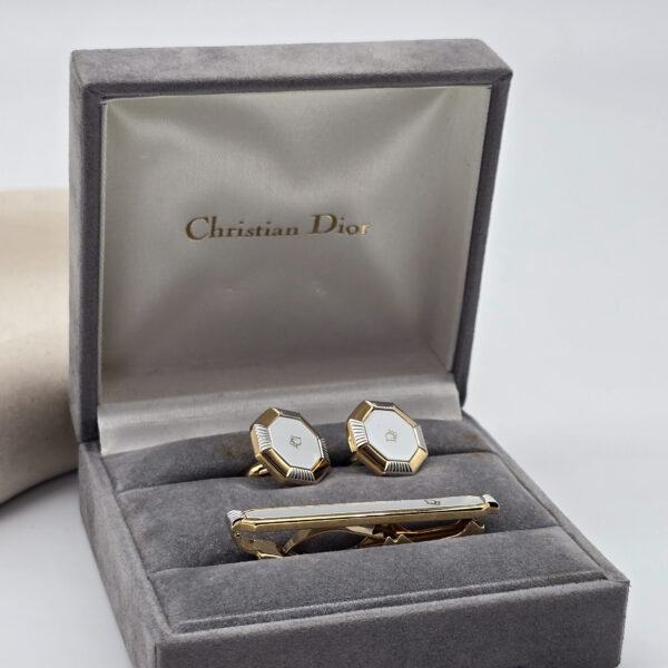DIOR - zestaw vintage w bikolorze