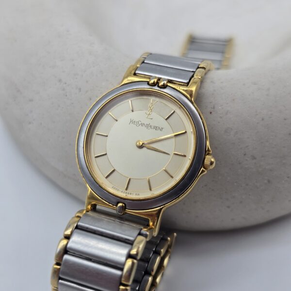 YSL - zegarek vintage na bransolecie, lata 90.