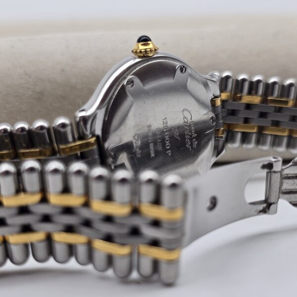 CARTIER Must de Cartier 21 - elegancki zegarek vintage z rzymskimi indeksami dekiel