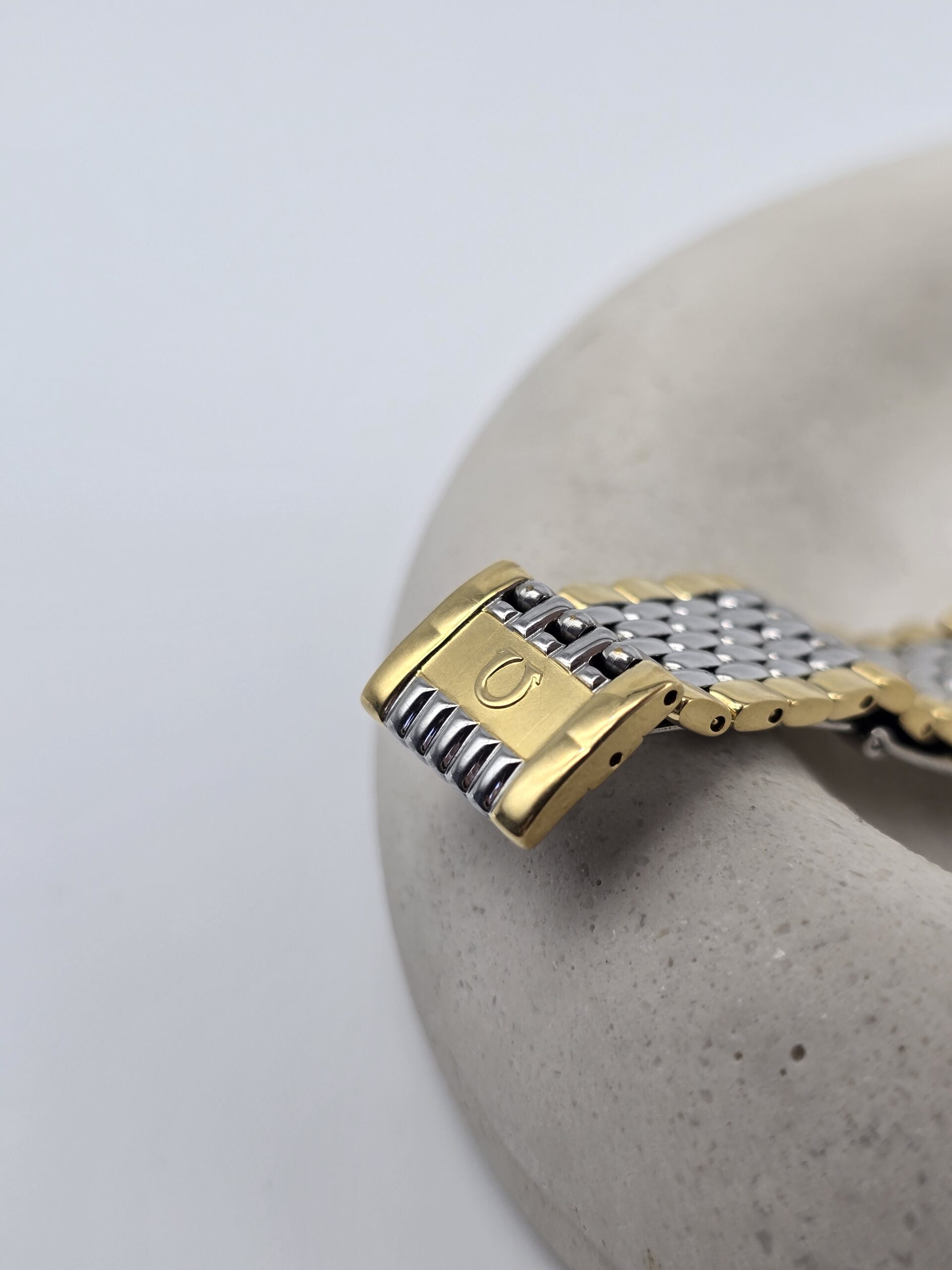 OMEGA De Ville - elegancki zegarek vintage na bransolecie zapięcie