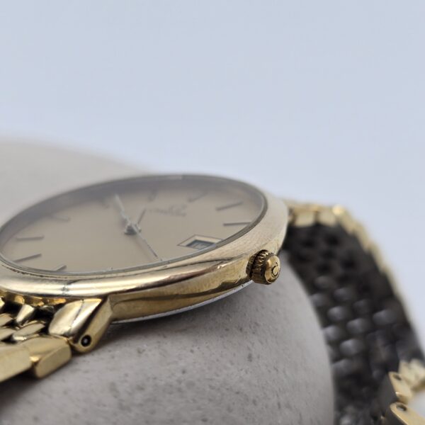 OMEGA - elegancki zegarek vintage na bransolecie koronka
