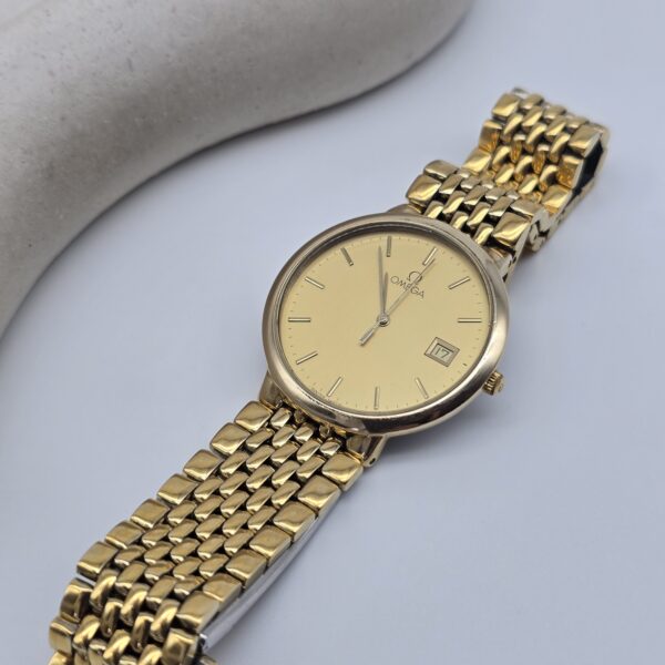 OMEGA - elegancki zegarek vintage na bransolecie bransoleta