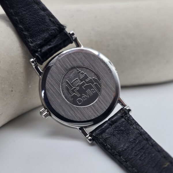 OMEGA De Ville - klasyczny zegarek vintage na pasku, lata 90. tył