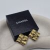 CHANEL - złote klipsy vintage z logo CC, lata 90.