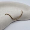 DIOR - minimalistyczna bransoletka vintage ze splotem typu rope