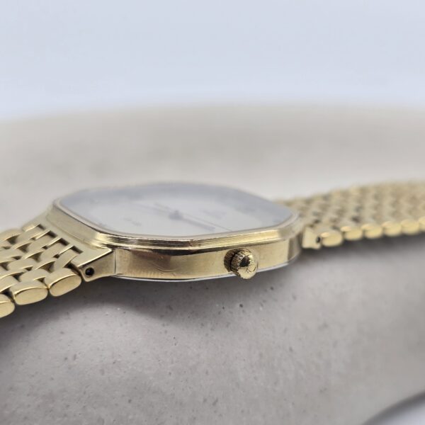 OMEGA De Ville - elegancki zegarek vintage na bransolecie koronka