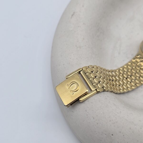 OMEGA De Ville - elegancki zegarek vintage na bransolecie zpaięcie