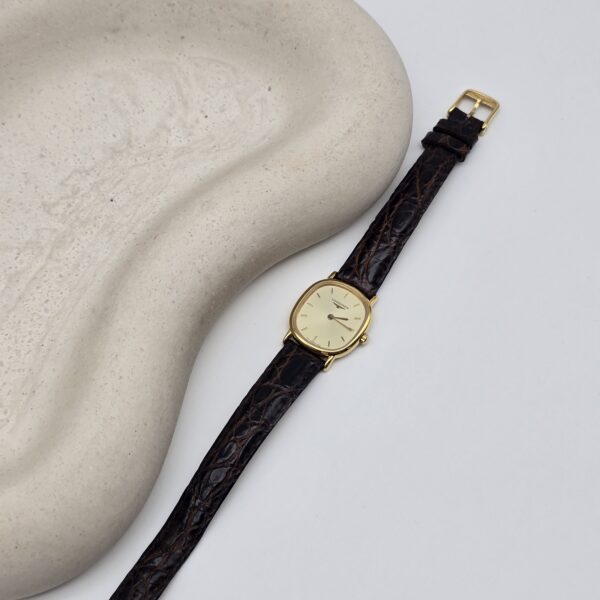 LONGINES La Grande Classique - elegancki zegarek vintage z liniowymi indeksami front