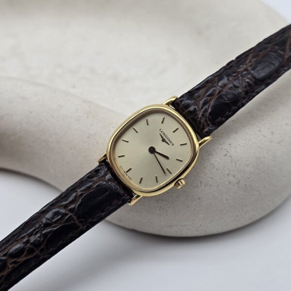 LONGINES La Grande Classique - elegancki zegarek vintage z liniowymi indeksami przód