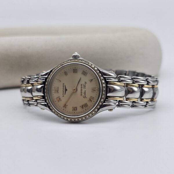 LONGINES - elegancki zegarek vintage w bikolorze